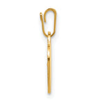 14K Gold Filled 12.5 x 12mm Heart Disc Pendant - view 2