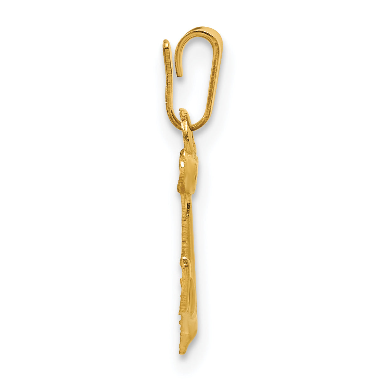 14K Gold Filled Anchor Pendant - view 2