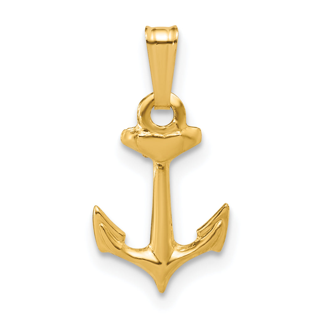 14K Gold Filled Anchor Pendant by Sophia Jewelers