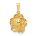 14K Gold Filled 11 x 12mm Flower Pendant - view 3