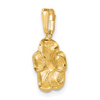 14K Gold Filled 11 x 12mm Flower Pendant - view 4