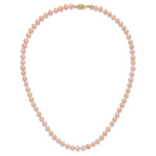 14K Gold Filled 5-6mm Pink Cultured Freshwater Pearl Necklace - view 4