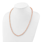 14K Gold Filled 5-6mm Pink Cultured Freshwater Pearl Necklace
