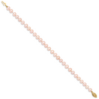 14K Gold Filled 5-6mm Pink Cultured Freshwater Pearl Necklace