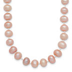 14K Gold Filled 6-7mm Pink Cultured Freshwater Pearl Necklace by Sophia Jewelers