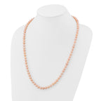14K Gold Filled 6-7mm Pink Cultured Freshwater Pearl Necklace