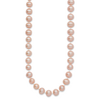 14K Gold Filled 7-8mm Pink Cultured Freshwater Pearl Necklace - view 2