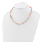 14K Gold Filled 7-8mm Pink Cultured Freshwater Pearl Necklace - view 3