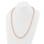 14K Gold Filled 8-9mm Pink Cultured Freshwater Pearl Necklace