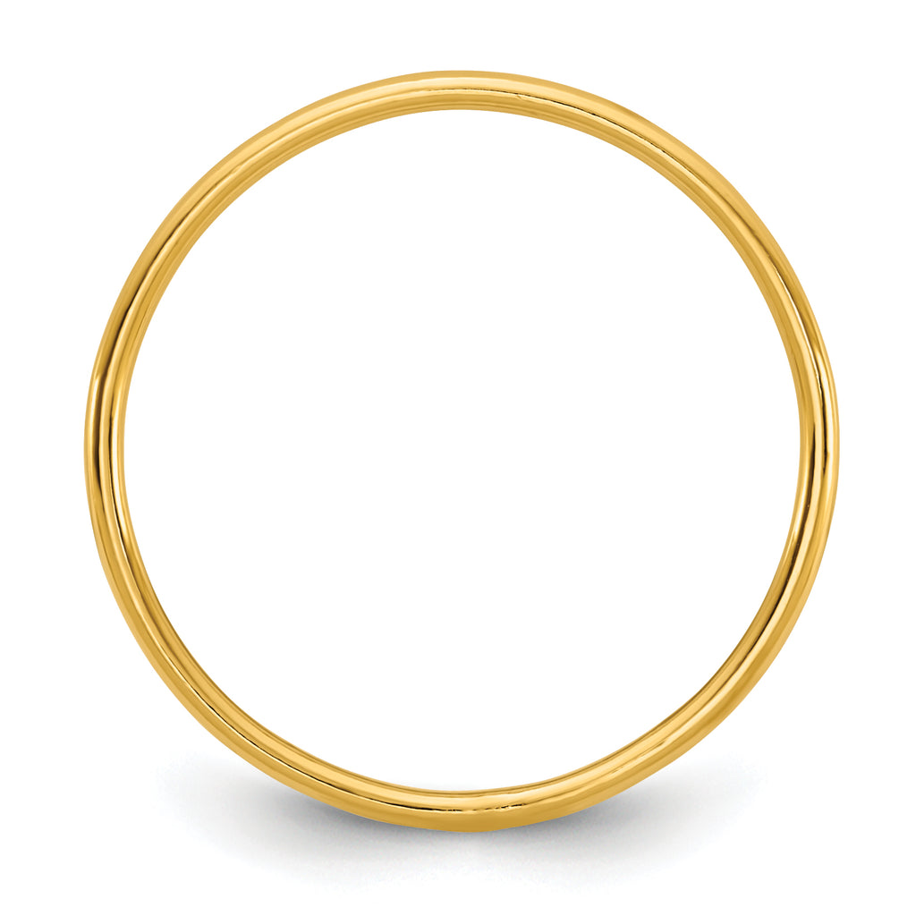 14K Gold Filled 1.0mm Plain Stacking Ring - view 2