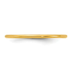 14K Gold Filled 1.0mm Plain Stacking Ring - view 3