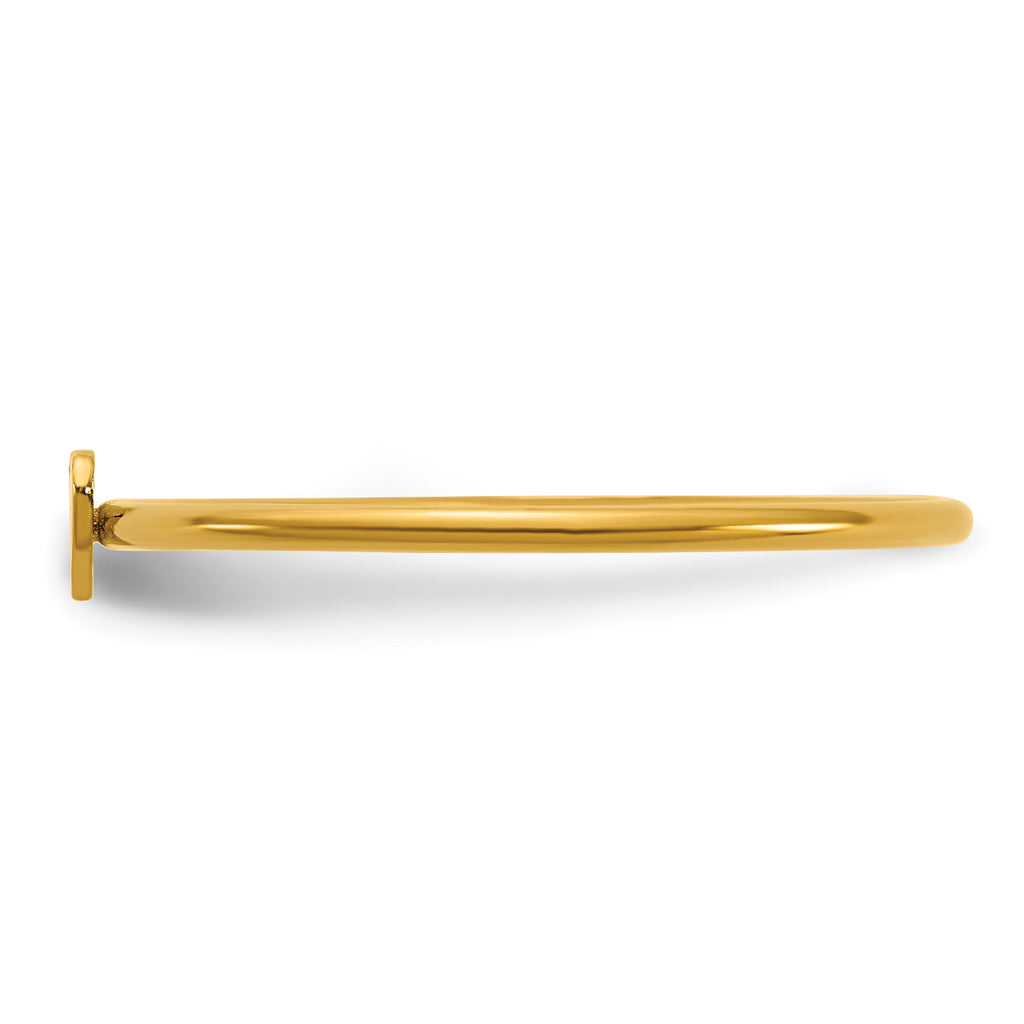 1/20 14K Gold Filled Heart 1.0mm Stacking Ring