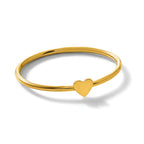 1/20 14K Gold Filled Heart 1.0mm Stacking Ring