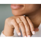 1/20 14K Gold Filled Heart 1.0mm Stacking Ring