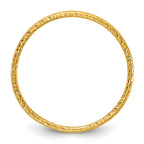 14K Gold Filled 1.0mm Sparkle Stacking Ring - view 2