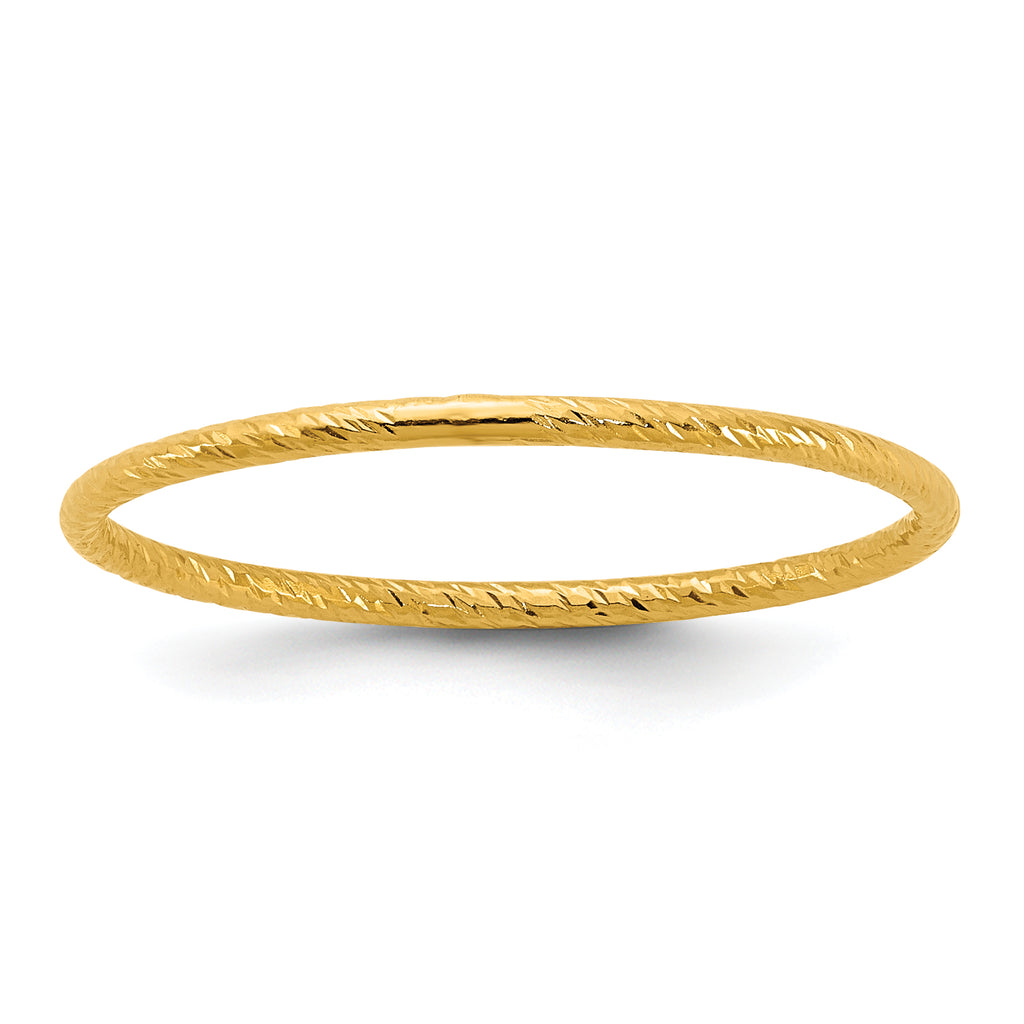 14K Gold Filled 1.0mm Sparkle Stacking Ring by Sophia Jewelers