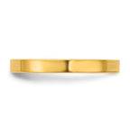 14K Gold Filled 2.25mm Flat Band Ring - view 3