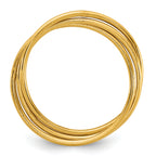14K Gold Filled Three Intertwined 1.0mm Rings - view 2