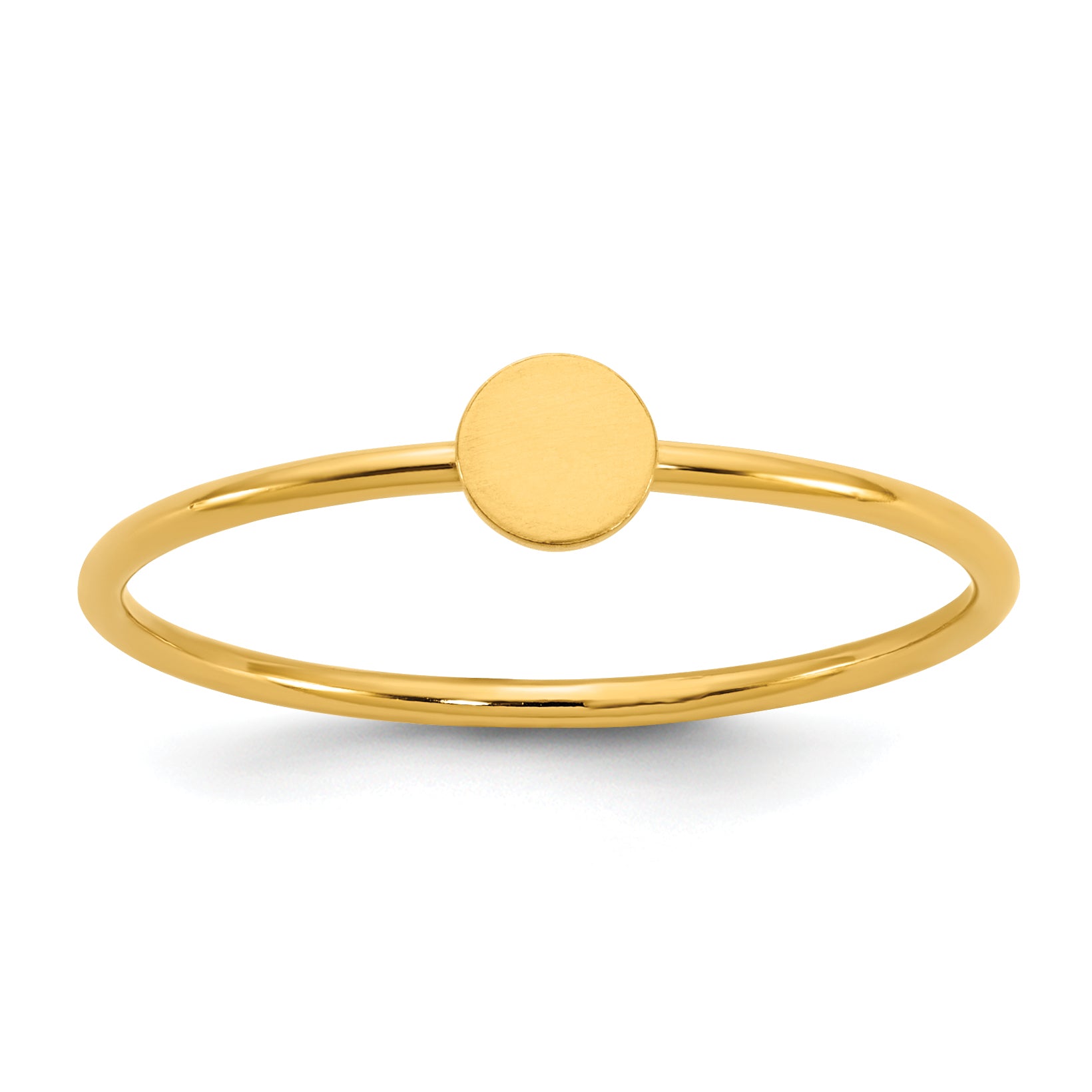 14K Gold Filled Disc 1.0mm Stacking Ring by Sophia Jewelers Main image