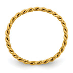 14K Gold Filled 2.90mm Curb Link Chain Ring - view 2