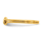14K Gold Filled Double Love Knot 2.0mm Ring - view 3
