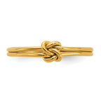14K Gold Filled Double Love Knot 2.0mm Ring - view 4