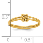 14K Gold Filled Double Love Knot 2.0mm Ring - view 5