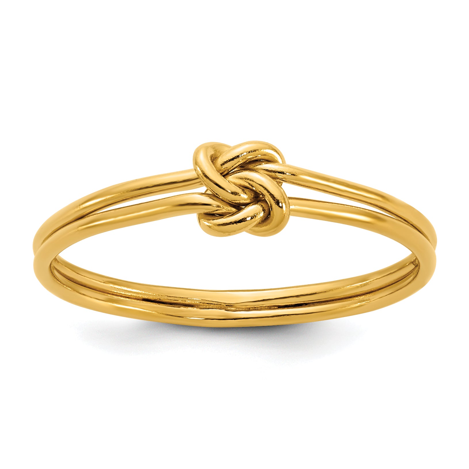 14K Gold Filled Double Love Knot 2.0mm Ring by Sophia Jewelers