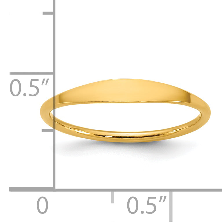 14K Gold Filled Signet Ring - view 5