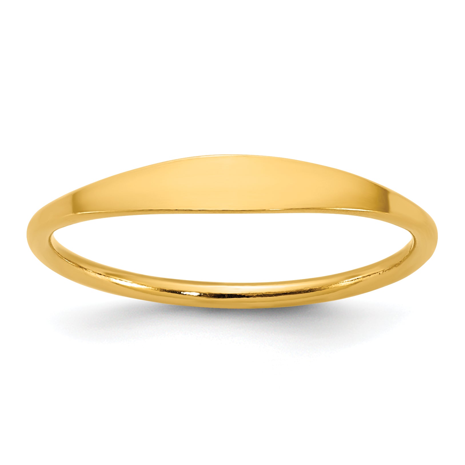 14K Gold Filled Signet Ring by Sophia Jewelers Main image