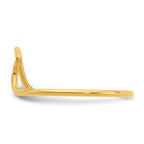 14K Gold Filled Wave 1.0mm Ring - view 3