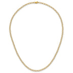 14K Gold Filled Rolo Chain Necklace in 3.2mm Width - view 4