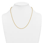 14K Gold Filled Rolo Chain Necklace in 3.2mm Width