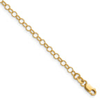 14K Gold Filled Rolo Chain Necklace in 3.2mm Width by Sophia Jewelers