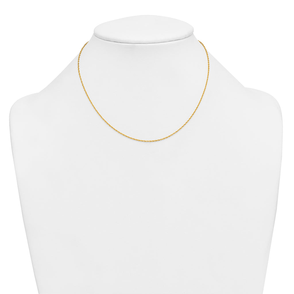 Rope Chain Necklace in 14/20 Gold Filled, 1.2mm