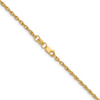 14K Gold Filled Ropa Chain Necklace in 2.1mm Width - view 2