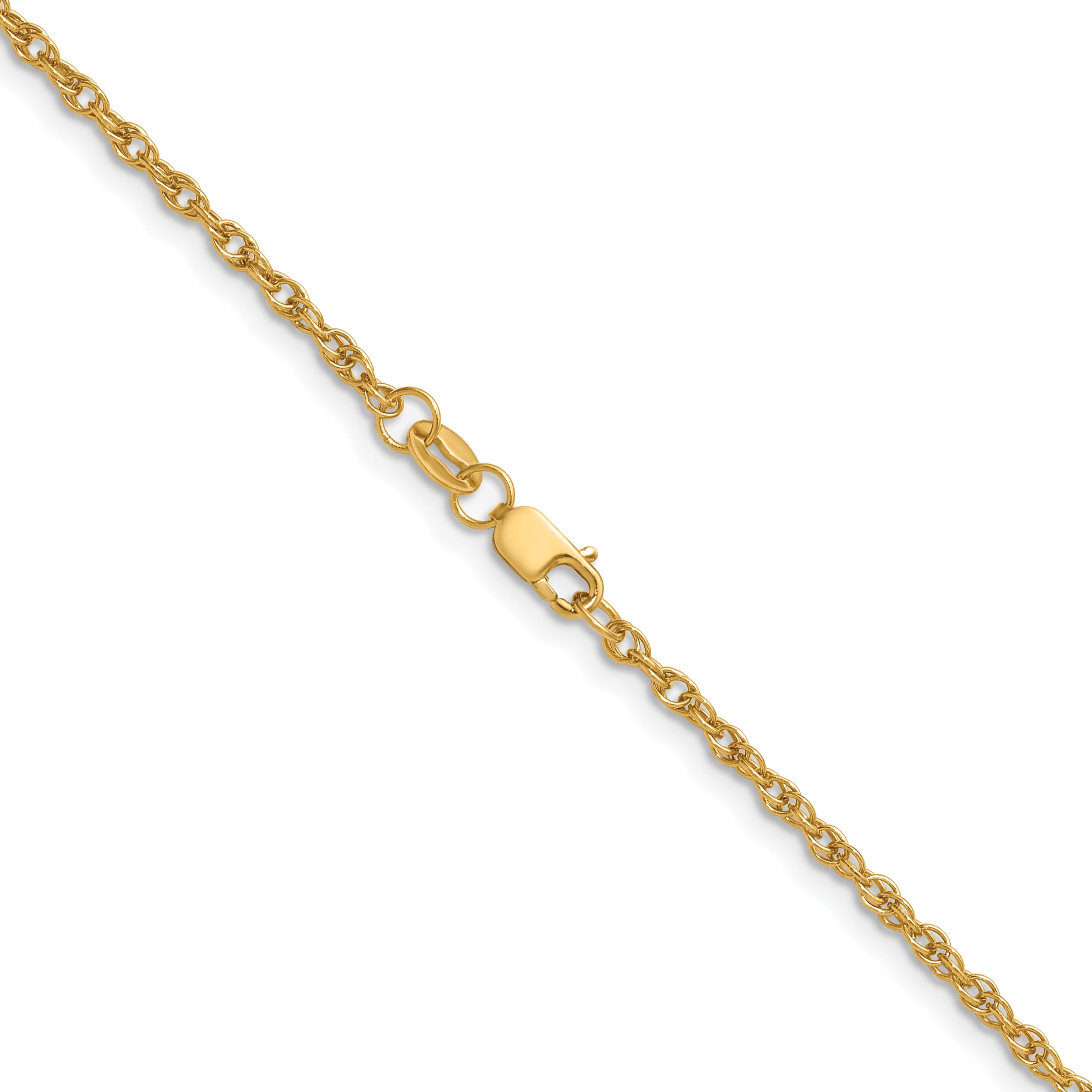 14K Gold Filled Ropa Chain Necklace in 2.1mm Width - view 2