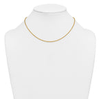 14K Gold Filled Ropa Chain Necklace in 2.1mm Width - view 3