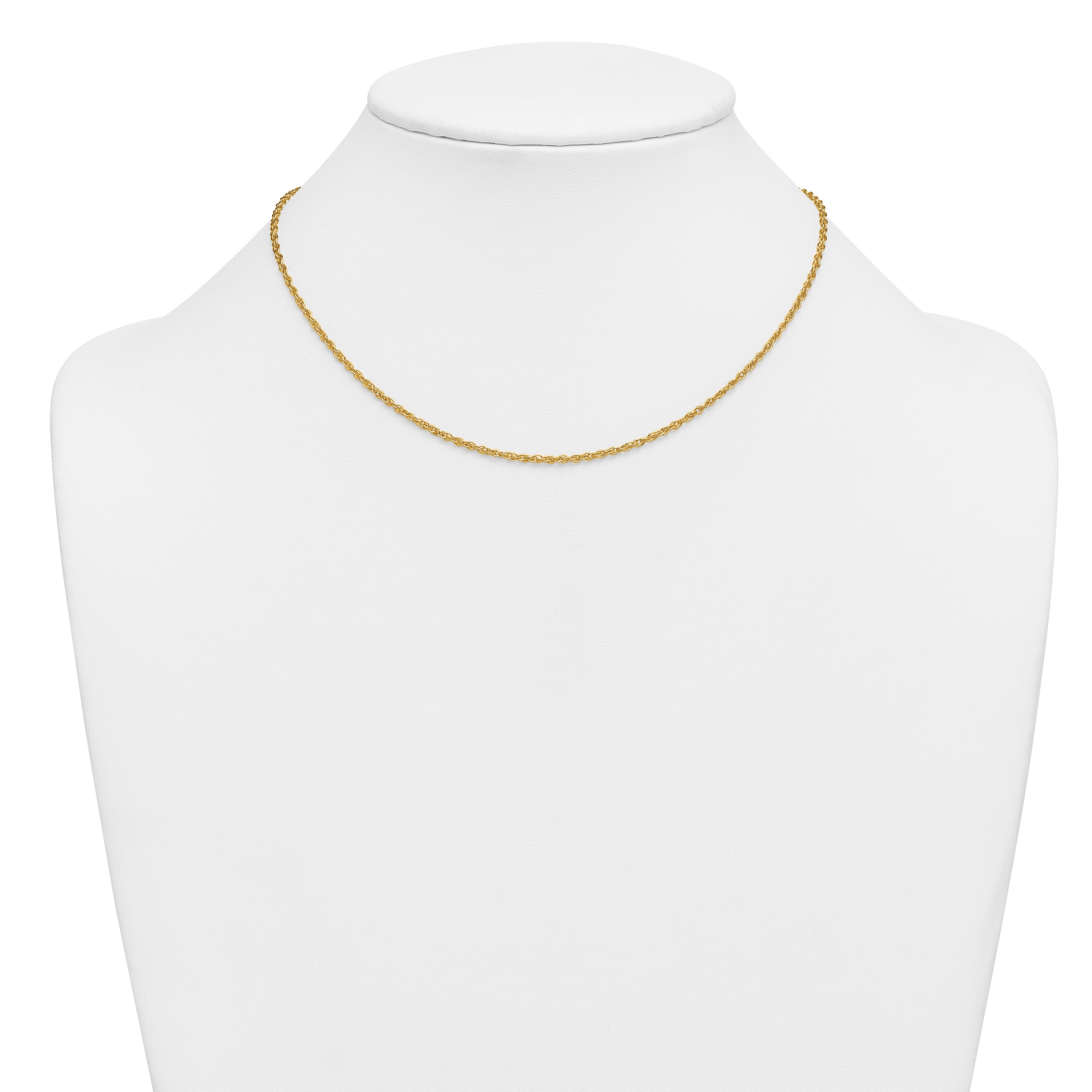 14K Gold Filled Ropa Chain Necklace in 2.1mm Width - view 3