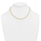 14K Gold Filled Ropa Chain Necklace in 2.5mm Width - view 3