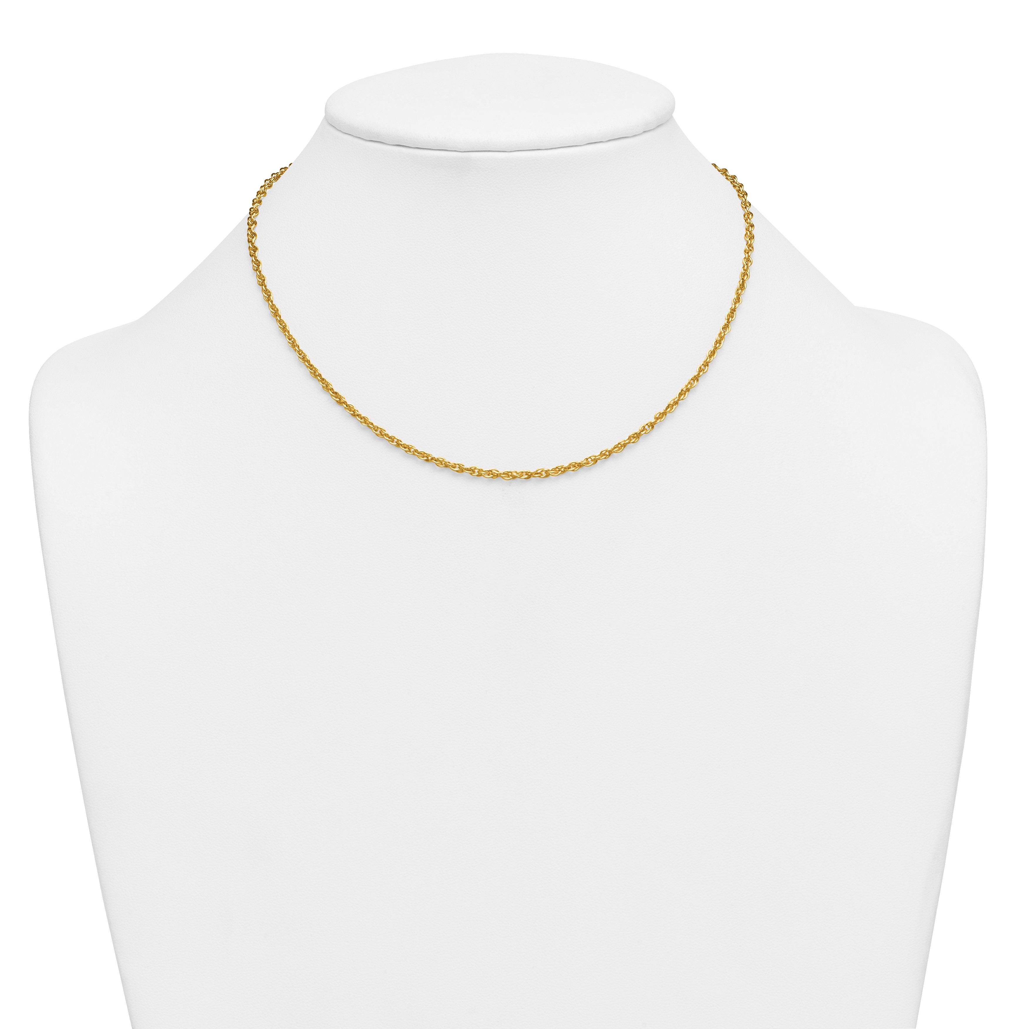 14K Gold Filled Ropa Chain Necklace in 2.5mm Width - view 3