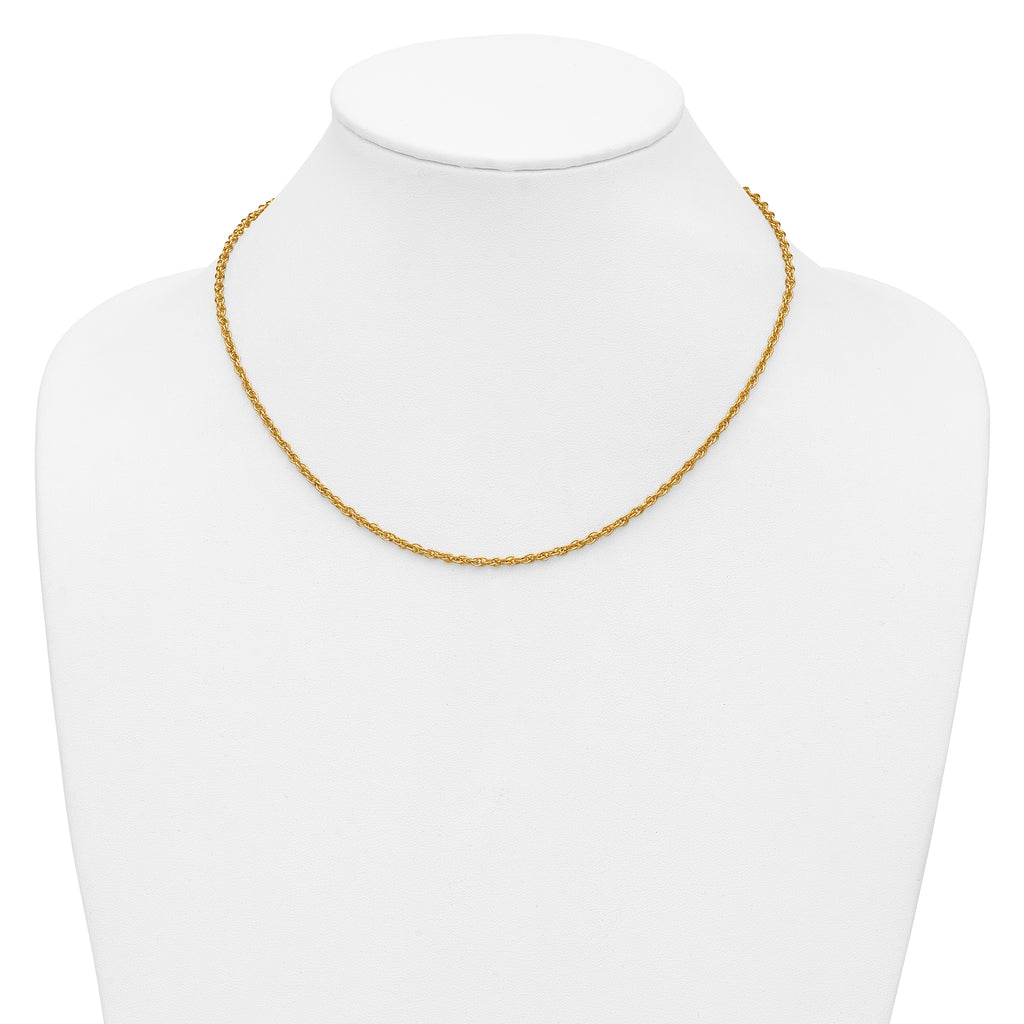 Rope Chain Necklace in 14/20 Gold Filled, 2.5mm
