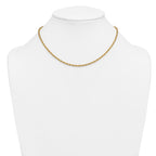 14K Gold-Filled Rope Chain Necklace 2.90mm