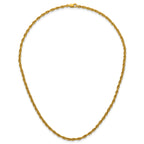 14K Gold-Filled Rope Chain Necklace 2.90mm