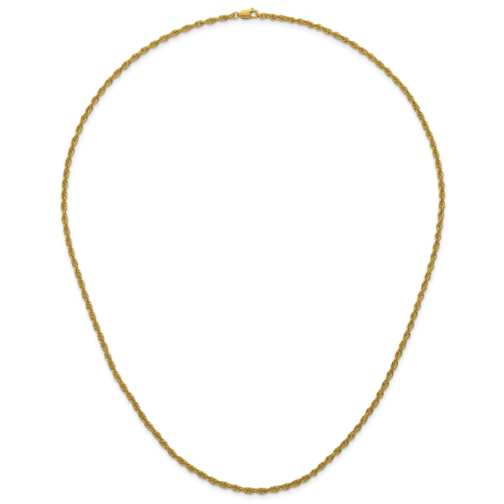 1/20 14K Gold Filled 2.90mm Ropa with Lobster Clasp Chain