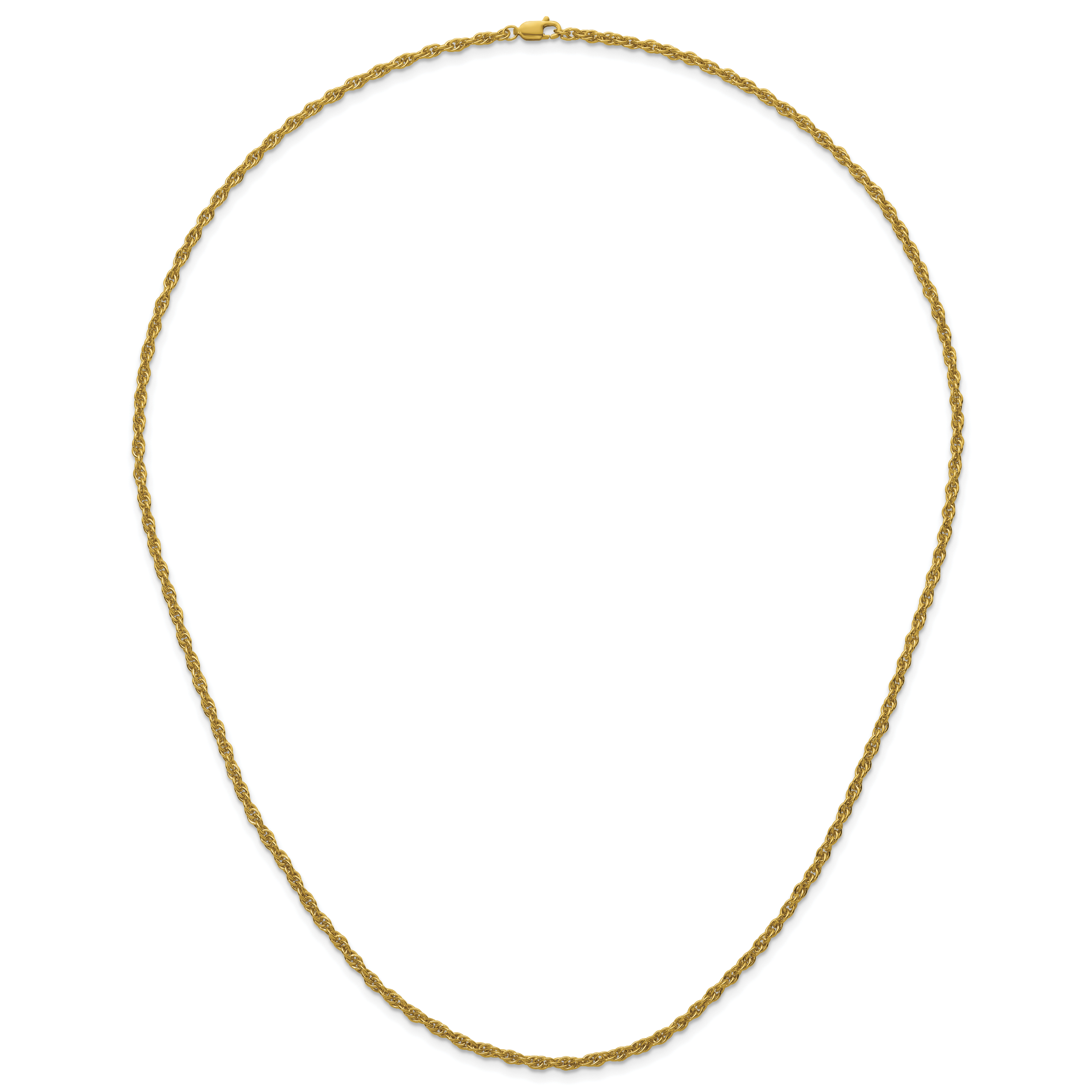 1/20 14K Gold Filled 2.90mm Ropa with Lobster Clasp Chain