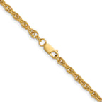 14K Gold Filled Ropa Chain Necklace in 3.8mm Width - view 2