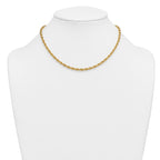 14K Gold Filled Ropa Chain Necklace in 3.8mm Width - view 3
