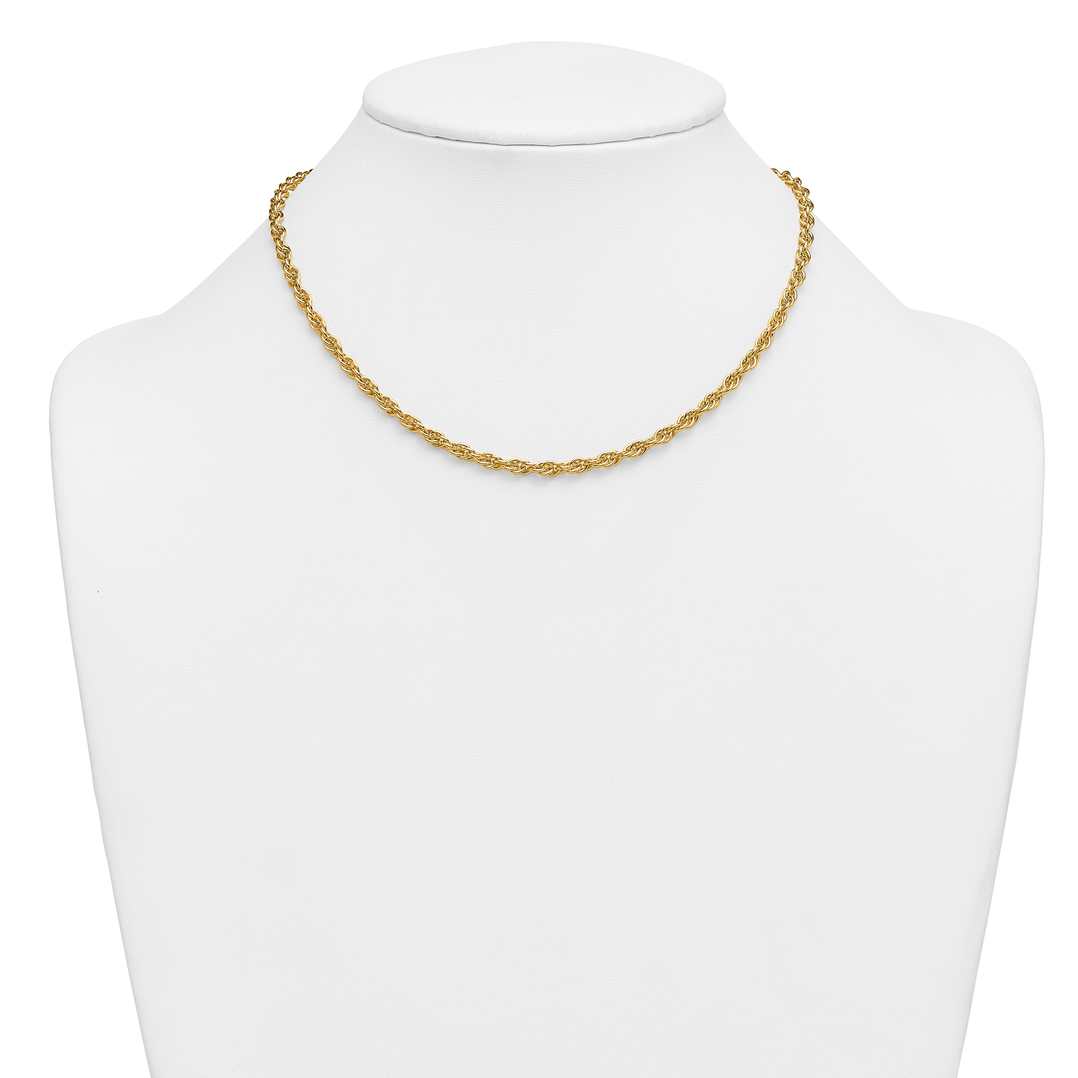 14K Gold Filled Ropa Chain Necklace in 3.8mm Width - view 3