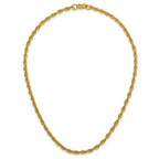 14K Gold Filled Ropa Chain Necklace in 3.8mm Width - view 4